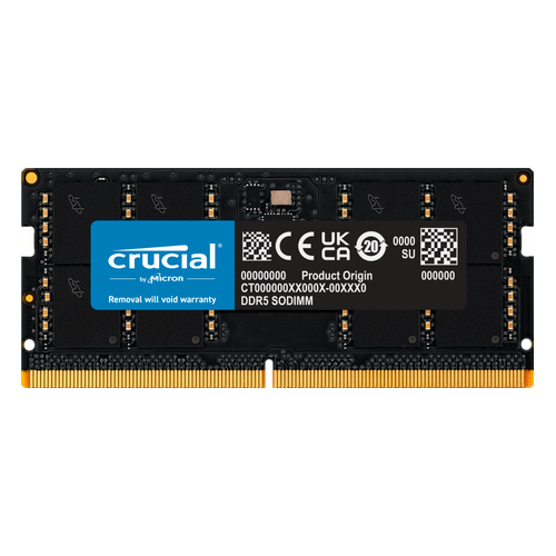 Memorie laptop SO-DIMM Crucial, 8GB, DDR5-5600MHz, CL46