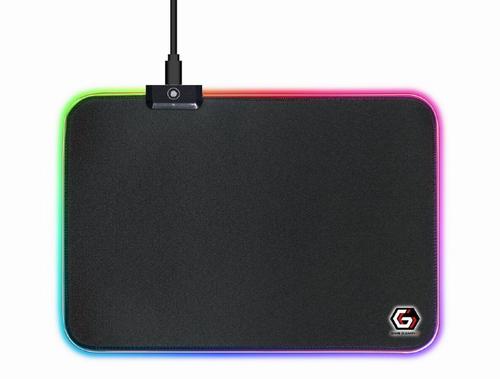 Mouse Pad Gembird MP-GAMELED-M Gaming LED, M, 250mm x 350mm x 4mm (Negru)