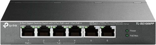 Switch Tp-Link TL-SG1006PP, Gigabit, 6 Porturi, PoE