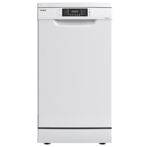 Masina de spalat vase Samus SDW410.8, 10 seturi, Latime 45 cm, 8 Programe, Clasa energetica E, Afisaj electronic (Alb)