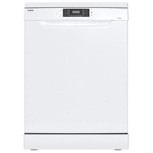 Masina de spalat vase Samus SDW614.8, 14 seturi, Latime 60 cm, 8 programe, Clasa energetica E, Afisaj electronic (Alb)