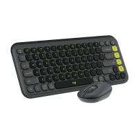 Kit tastatura și mouse Logitech Pop Icon Combo, Bluetooth, Layout US (Negru)