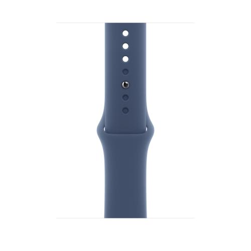 Curea Smartwatch Apple MXLV3ZM/A pentru Watch 46mm, Sport Band, S/M (Albastru)