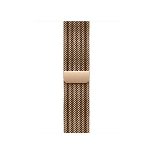 Curea Smartwatch Apple MXMN3ZM/A pentru Watch 42mm, Milanese Loop (Auriu)