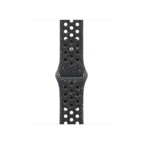 Curea Smartwatch Apple MC1X4ZM/A pentru Watch 40mm, Nike Sport Band, S/M (Albastru)