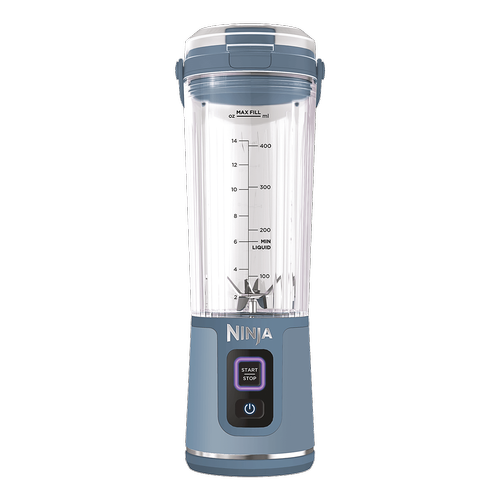 Blender fara fir Ninja Blast BC151EUNV, 300W, 530 ml, baterie li-ion, Albastru Blender fara fir Ninja Blast BC151EUNV, 300W, 530 ml, baterie li-ion, Albastru