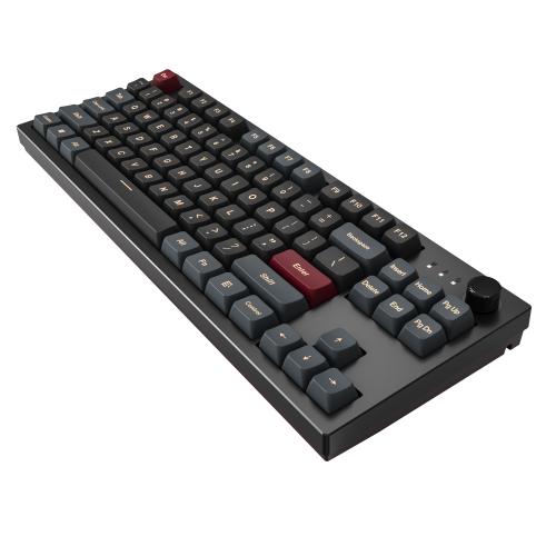 Tastatura mecanica Montech MKey TKL Darkness, Switchuri GateronG PRO 2.0 Red, Albastru