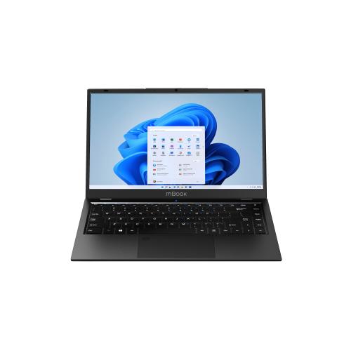 Laptop Maxcom Office mBook14 Lite cu procesor Intel® Celeron® N4020 4M Cache pana la 2.80 GHz, 14” 1366×768, 4GB, SSD 128 GB, Intel UHD 600, Windows 11 Home, Negru - 0 | YEO