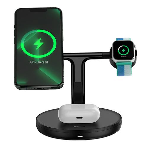 Incarcator Wireless Baseus Swan 3in1 WXTE000101, 15W, 1.67A, Negru Incarcator Wireless Baseus Swan 3in1 WXTE000101, 15W, 1.67A, Negru