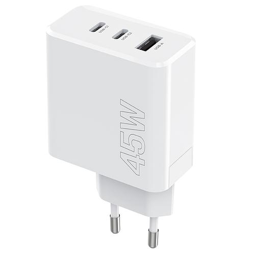 Incarcator Retea MaXlife MXTC-07-45ACC, 45W, 3A, 1 x USB-A, 2 x USB-C, Alb