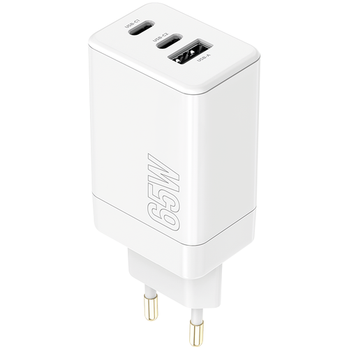 Incarcator Retea MaXlife MXTC-08-65ACC, 65W, 3A, 1 x USB-A, 2 x USB-C, Alb