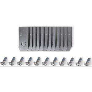 Set de 12 cutite de schimb Ecovacs pentru robotul cositor GOAT G1, cu suruburi incluse