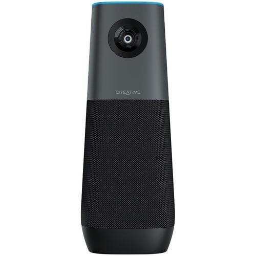 Camera videoconferinta Creative LIVE! MEET 4K UHD cu Auto Tracking, Gesture Recognition, E-PTZ si 7x digital zoom, AI TECHNOLOGY, 4 microfoane MEMS omnidirectionale, boxa integrata si IR Remote (Negru) - 0 | YEO