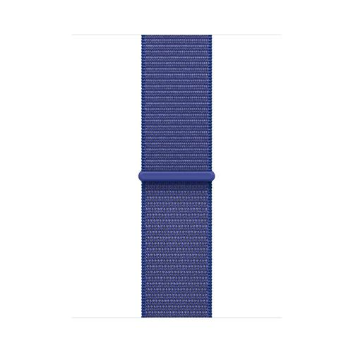 Curea Smartwatch Apple MAXJ4ZM/A pentru Watch 40mm, Sport Loop (Albastru)