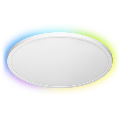 Plafoniera ADVITI Vito AD-PL-6515WLZM/CCT, LED, 36W, 3500lm, 3000K, 4000K, 6500K + RGB, aplicatie Tuya, IP20, IK05, plastic, Alb