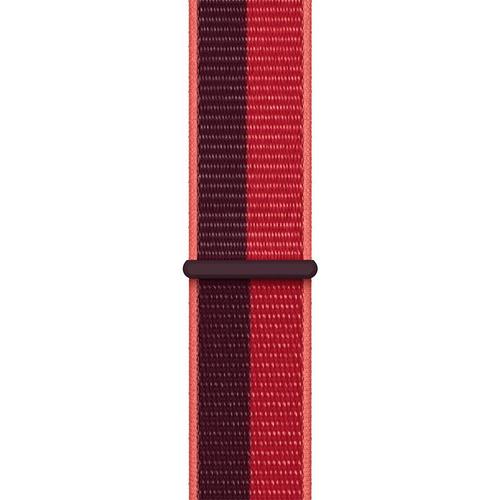 Curea Smartwatch Apple ML8G3ZM/A pentru Watch 45mm, Sport Loop, Regular (Rosu)