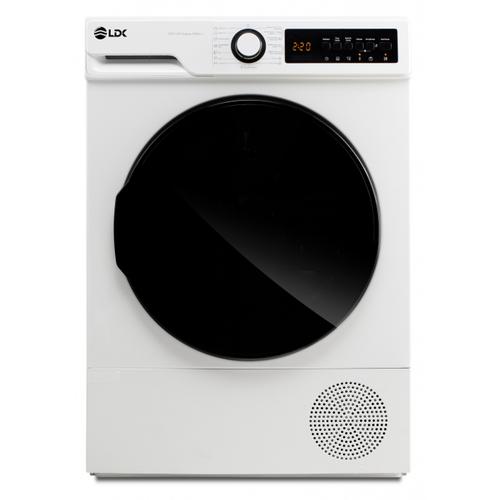 Uscator de rufe cu pompa de caldura LDK Higeea 9DP, Clasa A++, Capacitate 9 Kg, 15 programe, Antisifonare, Calcare usoara, Selectare nivel uscare, Uscare Extra, Amanare pornire (Alb)