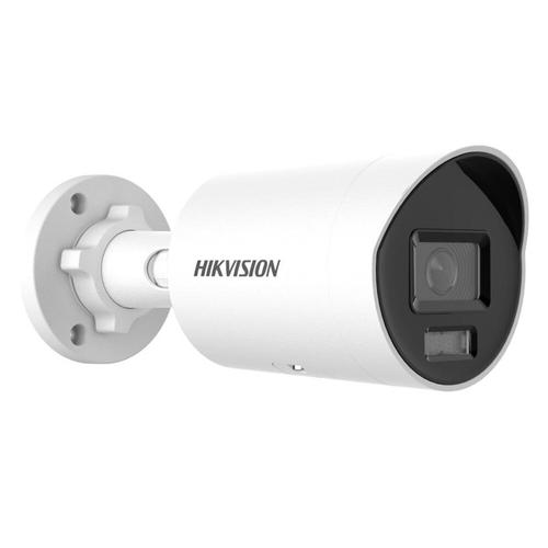 Camera supraveghere exterior IP Hikvision ColorVu DS-2CD2087G2H-LIU(EF), 2.8 mm, 8 MP, IR 40 m, slot card, microfon (Alb)