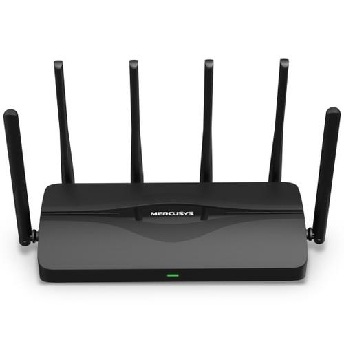 Router Wireless Mercusys MR47BE, BE9300, Tri-Band, Wi-Fi 7, MLO , 4 porturi 2.5Gbps, compatibil EasyMesh