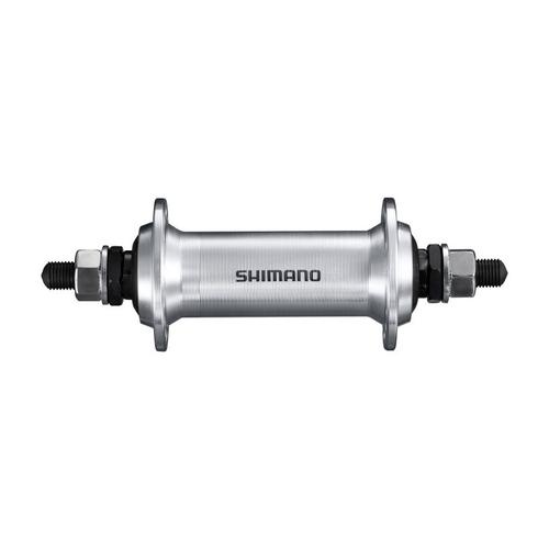 Butuc Fata Shimano TX500DS, 36H, 100 mm, Argintiu