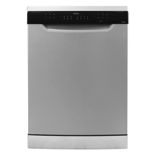 Masina de spalat vase Samus SDSB612.6, 12 seturi, 6 Programe, Latime 60 cm, Clasa energetica E, Control electronic leduri (Argintiu)