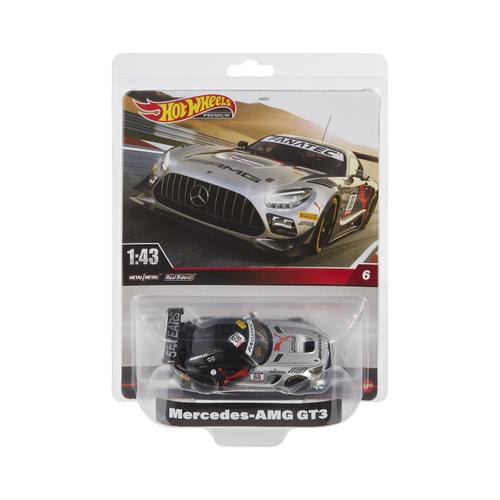 Masinuta Hot Wheels Premium Real Riders Pop Culture, Mercedes Amg Gt3, 1:43