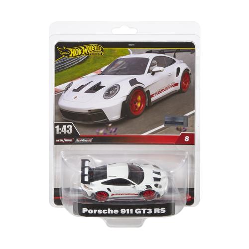 Masinuta Hot Wheels Premium Real Riders Pop Culture, Porsche 911 GT3 RS, 1:43