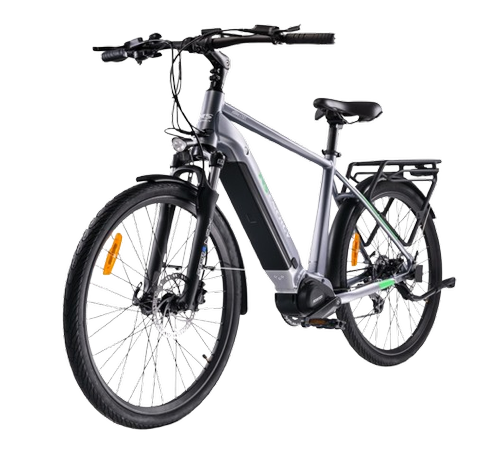 Bicicleta electrica MS ENERGY eBike C101, roti 27.5inch, autonomie maxima 130 km, motor 250W 80Nm, baterie LG 36V/14Ah (Negru/Gri)