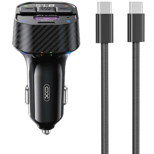 Modulator FM Bluetooth XO Design BCC17-2, 1 x USB-A, 1 x USB-C