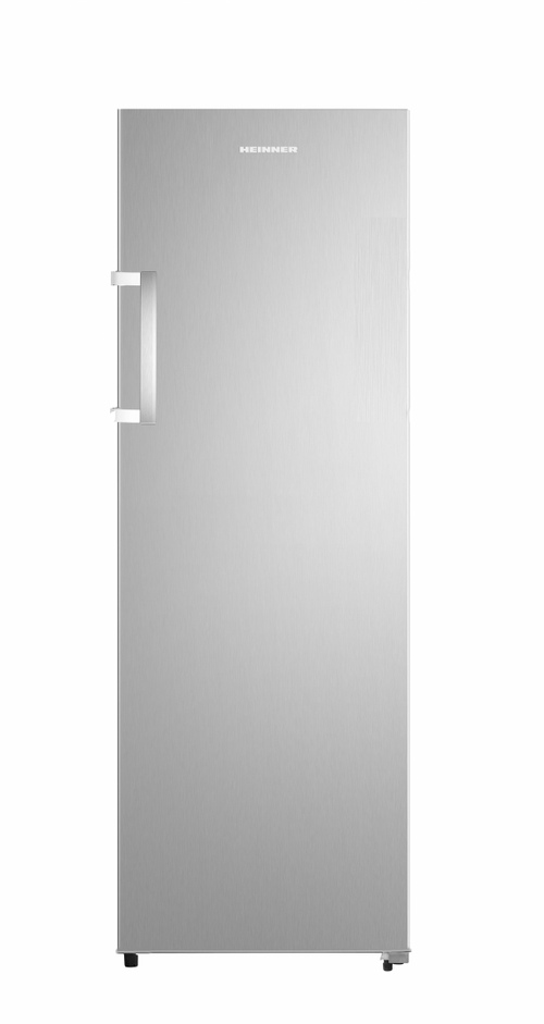 Congelator Heinner HFF-HS240NFXE++, 240 l, Full No Frost, 7 compartimente, Lumina LED, Alarma usa deschisa, Usa reversibila, H 172 cm (Inox)
