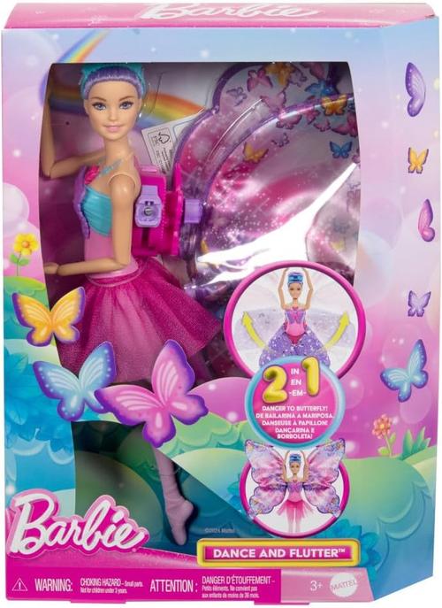 Papusa Mattel Barbie Balerina Transformare in Fluture