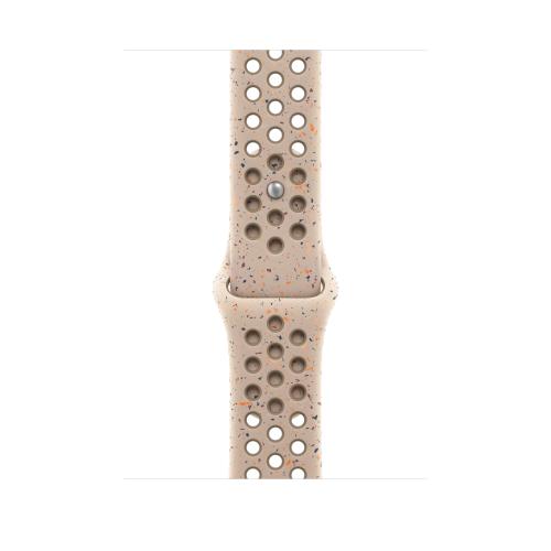 Curea Smartwatch Apple MYL83ZM/A pentru Watch 46mm, Nike Sport Band, S/M (Bej)