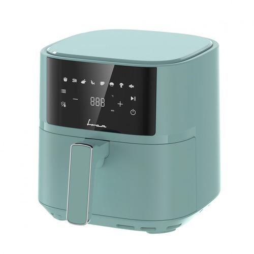 Friteuza cu aer cald Fram FAF-B6GR17SQ, 5.7 l, 1700 W, 8 programe, Timer 60 minute, Temperatura 80-200 C (Verde)