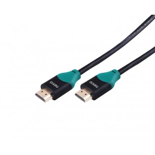 Cablu HDMI V2.0, tata-tata, 4K@60hz, 1080P, High Speed Ethernet, contacte aurite, 10m, Nexio NX-VN-HD40-10M