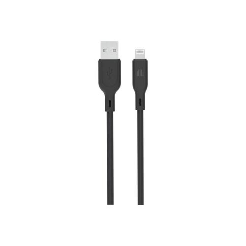 Cablu de date Dviced DV110001, USB-A la Lightning, 1,25m (Negru)