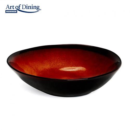 Set 6 x bol oval ceramica Heinner HR-LH-VBO206, Volcano, 20 cm