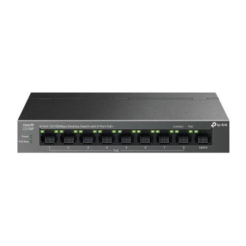 Switch TP-Link LS109P, 8 porturi Switch TP-Link LS109P, 8 porturi
