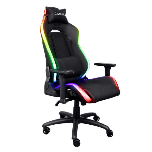 Scaun gaming Trust RGB GXT 719 Ruya (Negru) Scaun gaming Trust RGB GXT 719 Ruya (Negru)