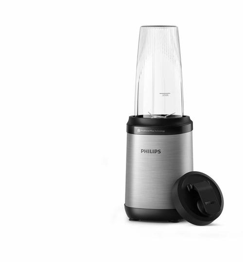Blender Philips HR2764/00 Seria 5000, 800 W, Tehnologia si lame ProBlend Plus, Lame detasabile, Pahar de 700 ml cu capac, Design compact (Negru/Argintiu)