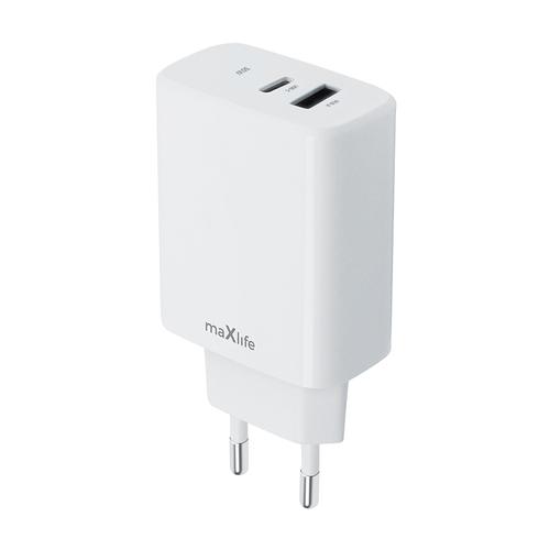 Incarcator Retea MaXlife MXTC-10-30AC, 30W, 3A, 1 x USB-A - 1 x USB-C, Alb Incarcator Retea MaXlife MXTC-10-30AC, 30W, 3A, 1 x USB-A - 1 x USB-C, Alb