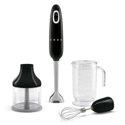 Mixer vertical SMEG Stil anii 50 HBF03BLEU, 700 W, 1.4 l (Negru)