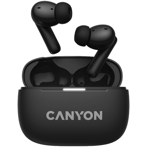 Casti True Wireless CANYON OnGo TWS-10 ANC+ENC, Bluetooth 5.3, ANC, 4 Microfoane, Fast-Pair (Negru) Casti True Wireless CANYON OnGo TWS-10 ANC+ENC, Bluetooth 5.3, ANC, 4 Microfoane, Fast-Pair (Negru)