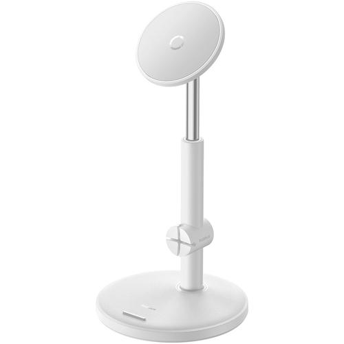 Suport Magnetic MagSafe Baseus MagPro, Alb