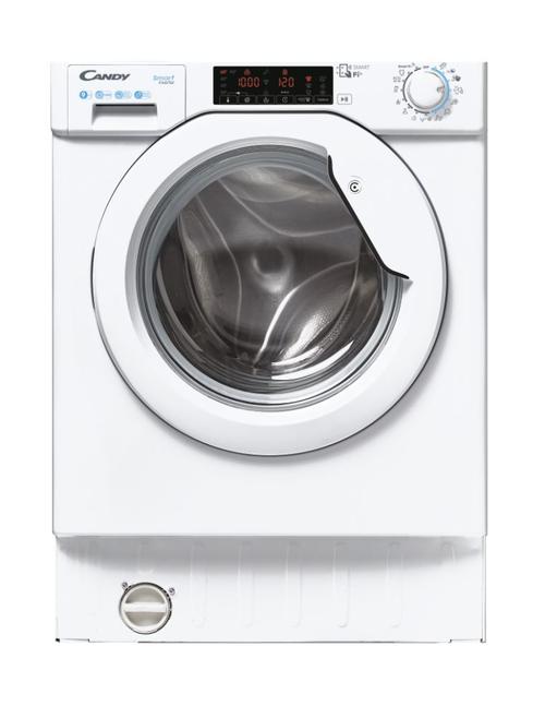 Masina de spalat rufe incorporabila Candy CBWO 49TWME-S, 9 kg, 1400 rpm, 16 programe, Clasa A, Wi-Fi + NLC (Alb)