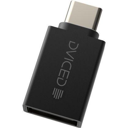 Adaptor Dviced DV300004, USB Type-C la USB-A, 10 Gbps (Negru)