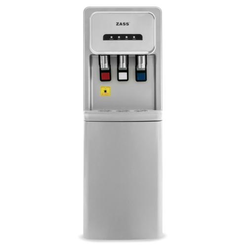 Dozator de apa de podea ZASS ZWD 25 WF, 3 robineti, 5 filtre, racire cu compresor, silentios (Argintiu)
