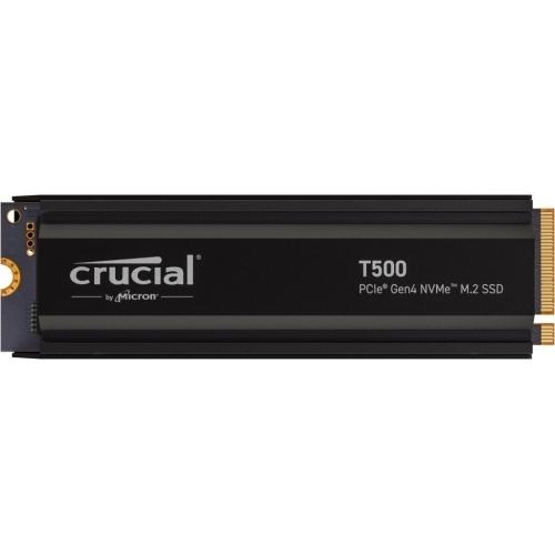SSD Crucial T500 Heatsink, 4TB, PCI Express 4.0 x4, M.2 2280
