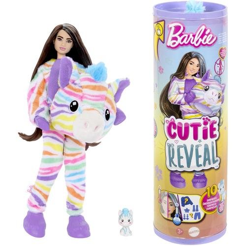 Papusa Barbie Cutie Reveal - Zebra