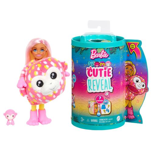 Papusa Barbie Cutie Reveal - Chelsea, Maimutica