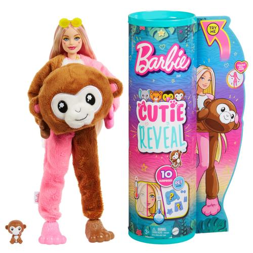 Papusa Barbie Cutie Reveal Maimutica